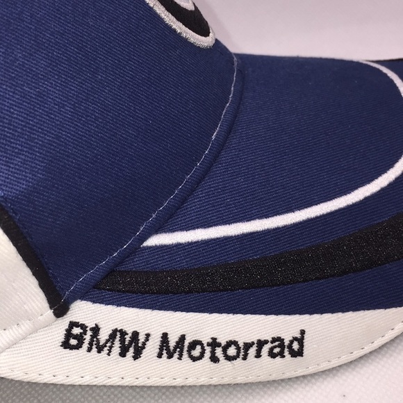 BMW Logo Vehicle Brand Baseball Cap Hat Blue & White Luxury - Picture 3 of 9